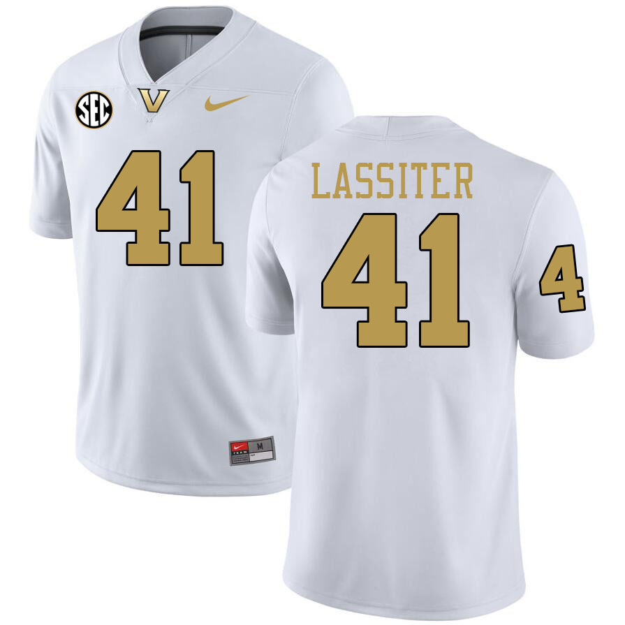 Jamezell Lassiter Jersey, Vanderbilt Commodores #41 Jamezell Lassiter Football Jersey, Uniforms-Alte